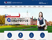 广州新梦留学咨询服务行业营销型网站案例